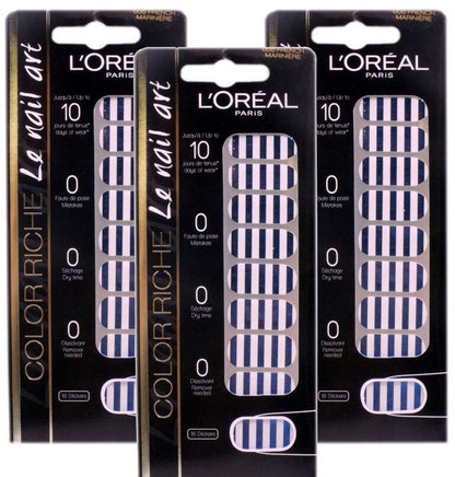 L'Oreal Color Riche Le Nail Art 18 Stickers - Various Designs to Choose