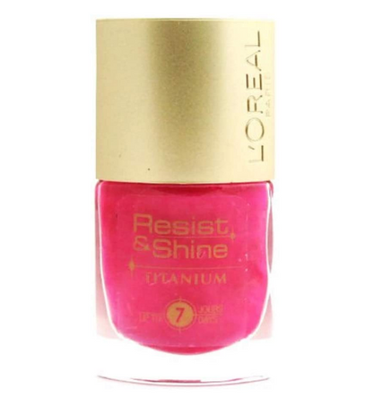 L'Oreal L'oreal Resist & Shine Titanium Nail Polish, Various Shades, 9ml