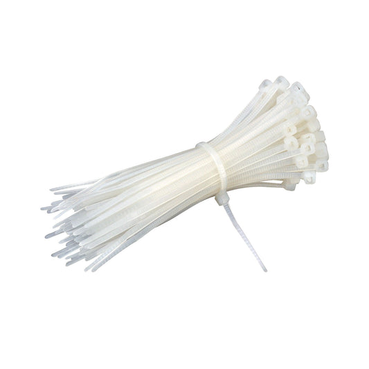 Small & Strong White 100mmx2.5mm Cable Ties