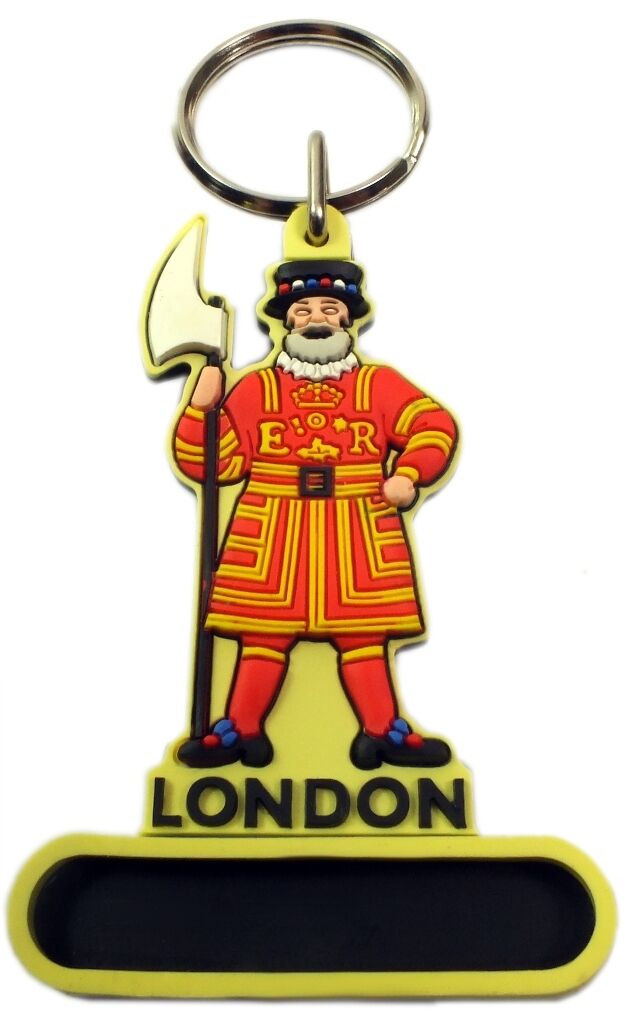 8, 36, 100 X 3D Cute Rubber Key Ring Key Chain UK Landmark & Theme Sports Gift