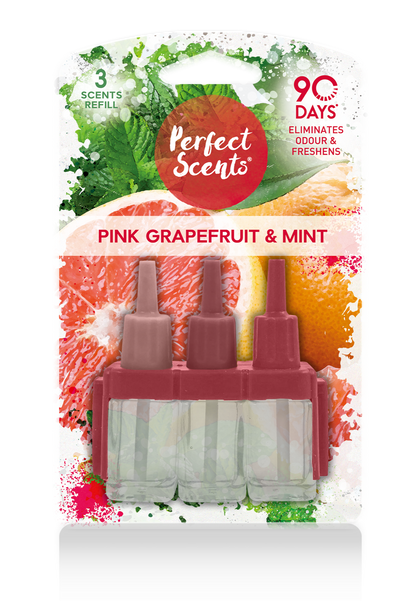 3x Perfect Scents 3Scents Refill Home Air Freshener - Compatible with 3volution