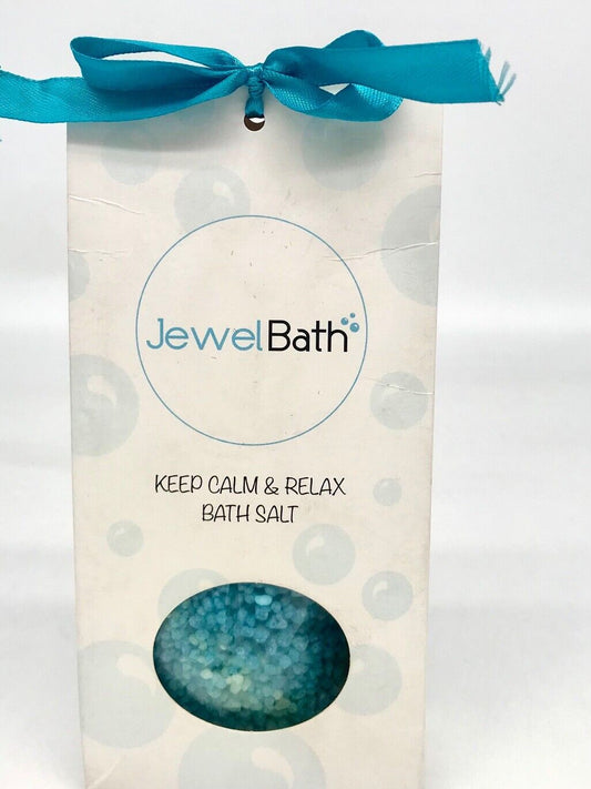 Jewel Bath Keep Calm & Relax Bath Salt with Surprise Stainless Steel Jewellery