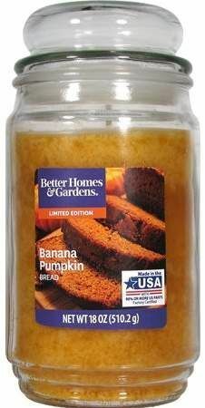 2 x Better Homes and Gardens Jar Candle Scented Fragrance Candles Glass Jar 18Oz
