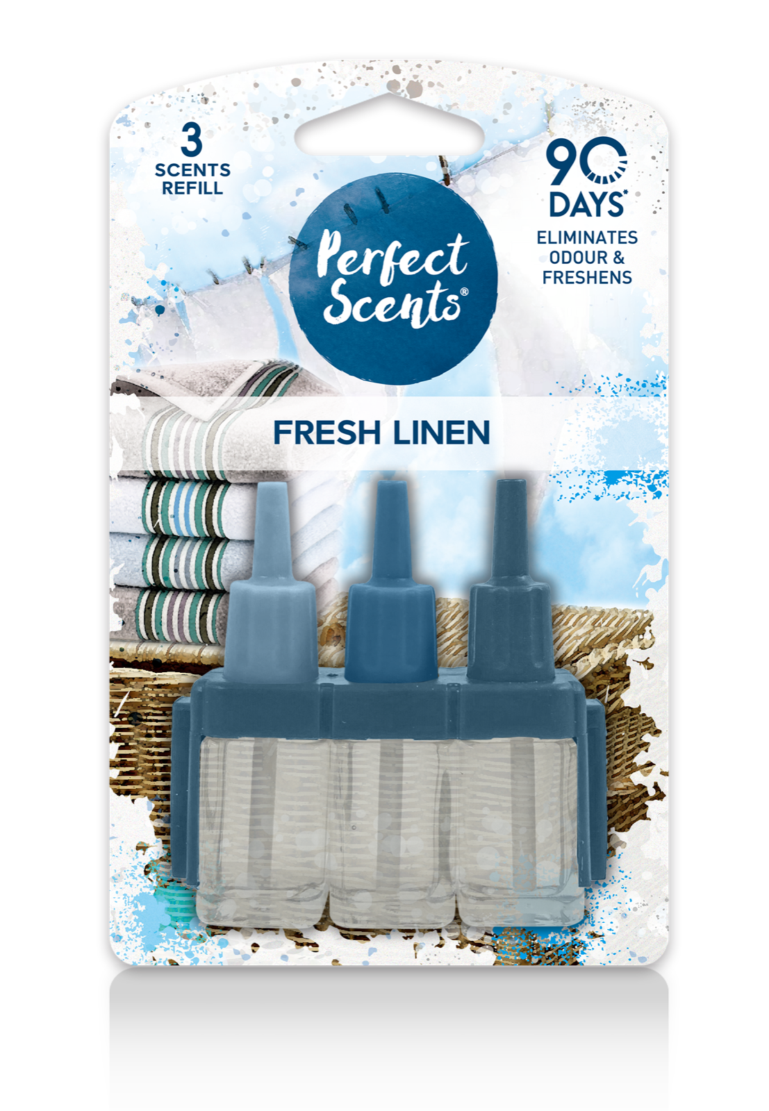 6x Perfect Scents 3Scents Refill Home Air Freshener - Compatible with 3volution