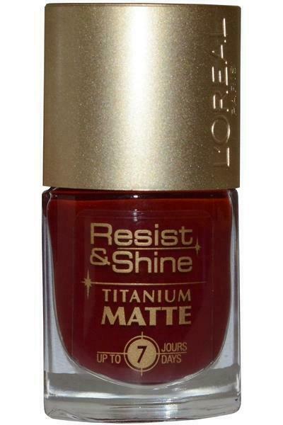 L'Oreal L'oreal Resist & Shine Titanium Nail Polish, Various Shades, 9ml