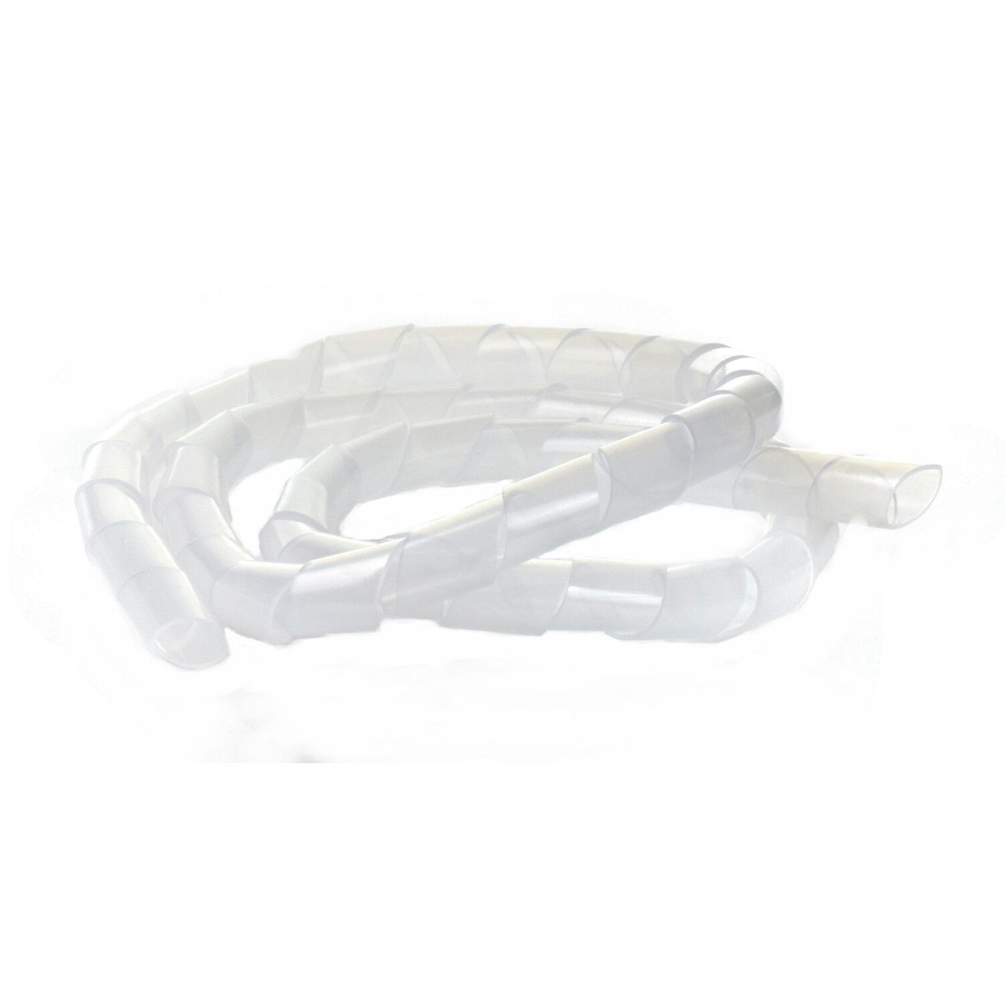 1,2,5,10,20,50,100 Pack White Spiral Tube Tidy Wire Cable 1M PC TV CCTV Home