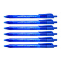 6x Paper Mate InkJoy Retractable Ballpoint Pens (Blue, Black or Mix)