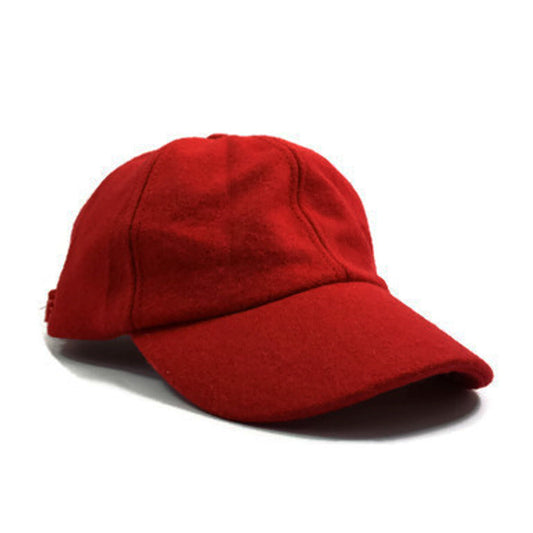 Red Classic Adjustable Baseball Caps - Work Casual Sports Leisure