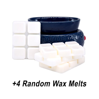 Colonial Candle Moroccan Electric Wax/Oil Warmer + 4 Free Wax Melts - UK Plug