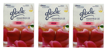3 Glade Essential Oil Refill With Love Clean Linen Sunrise Choose Fragrance