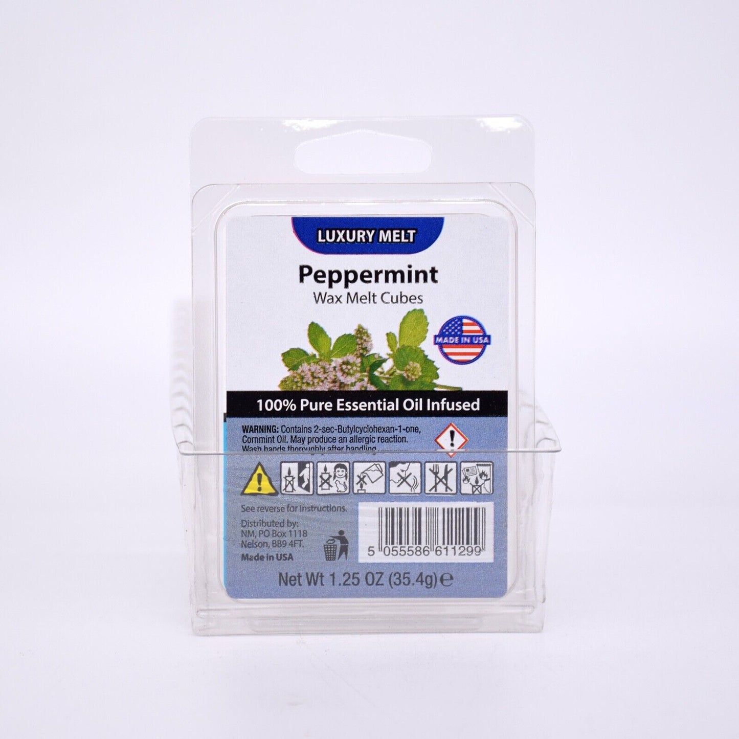 4x Mainstay Wax Melt Cubes - 35.4g x 4 = 141.6g - 24 Cubes in Total -Made in USA