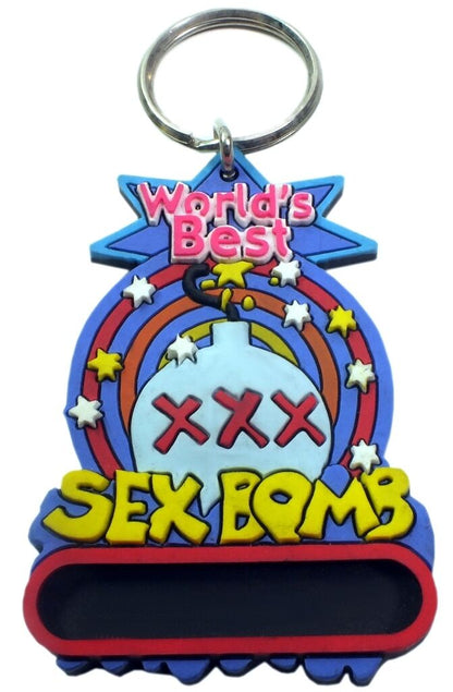 8, 36, 100 X 3D Cute Rubber Key Ring Key Chain UK Landmark & Theme Sports Gift
