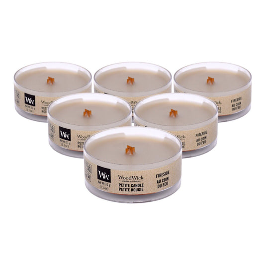 6x Woodwick (by Yankee Candle)  Petite Candle 6x31g - 6 Fragrance to Choose From