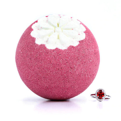 Jewel Candle Bath Bomb with a Silver Jewellery Surprise Perfect Gift for Her
