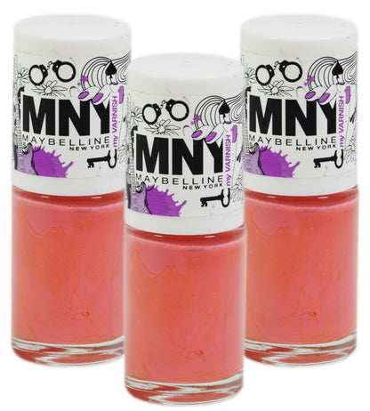 3x Maybelline New York MNY Nail Polish 18 Colours To Choose From