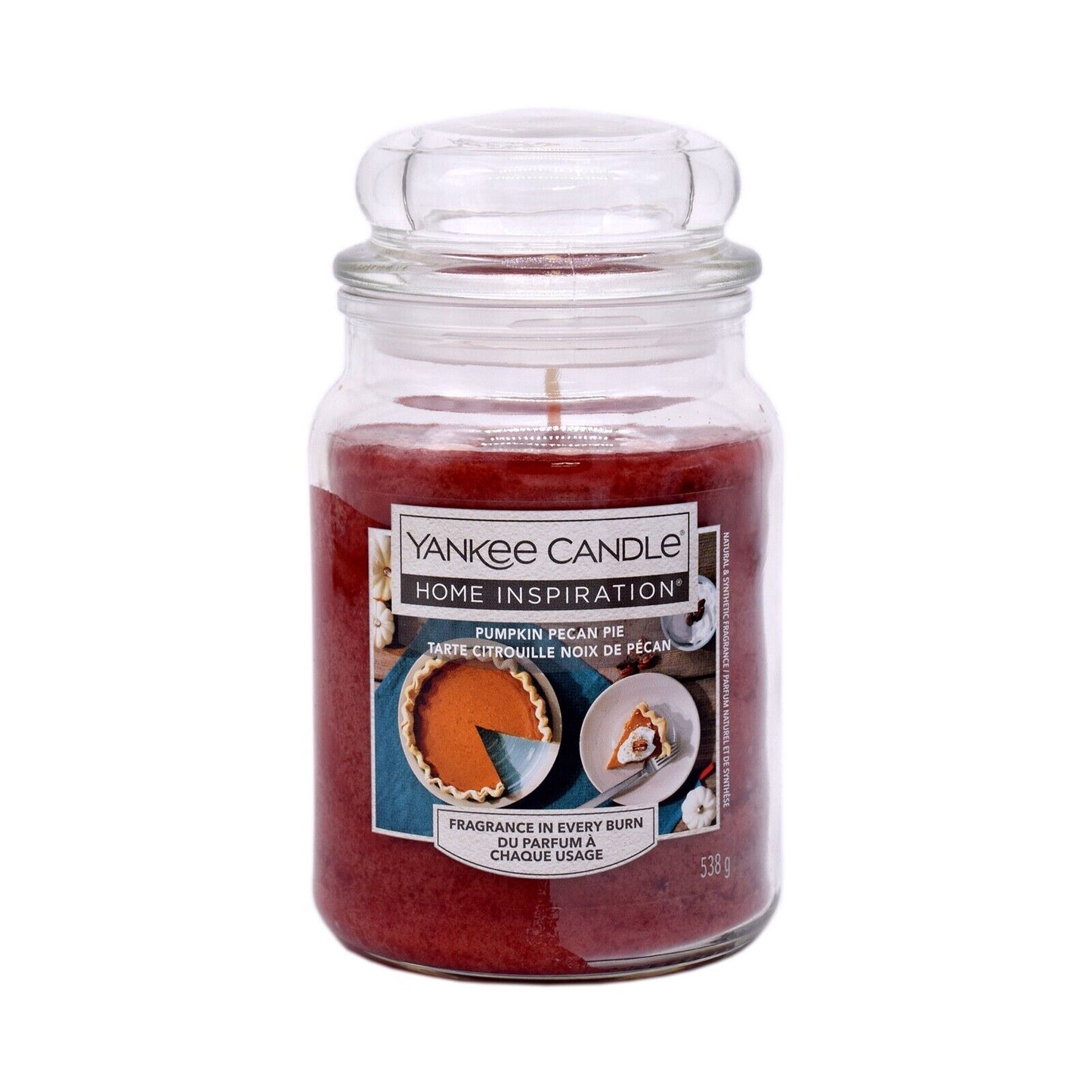 2x Yankee Candle Home Inspiration *Holiday* Large Glass Jar 538g 120hr Burn Time