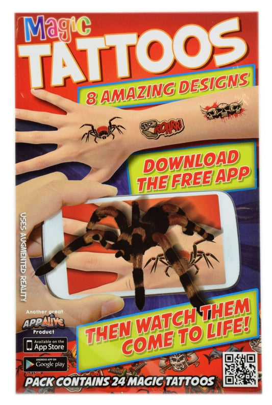 Magic Tattoos That Come To Life 8 Different Designs For Boys & Girls