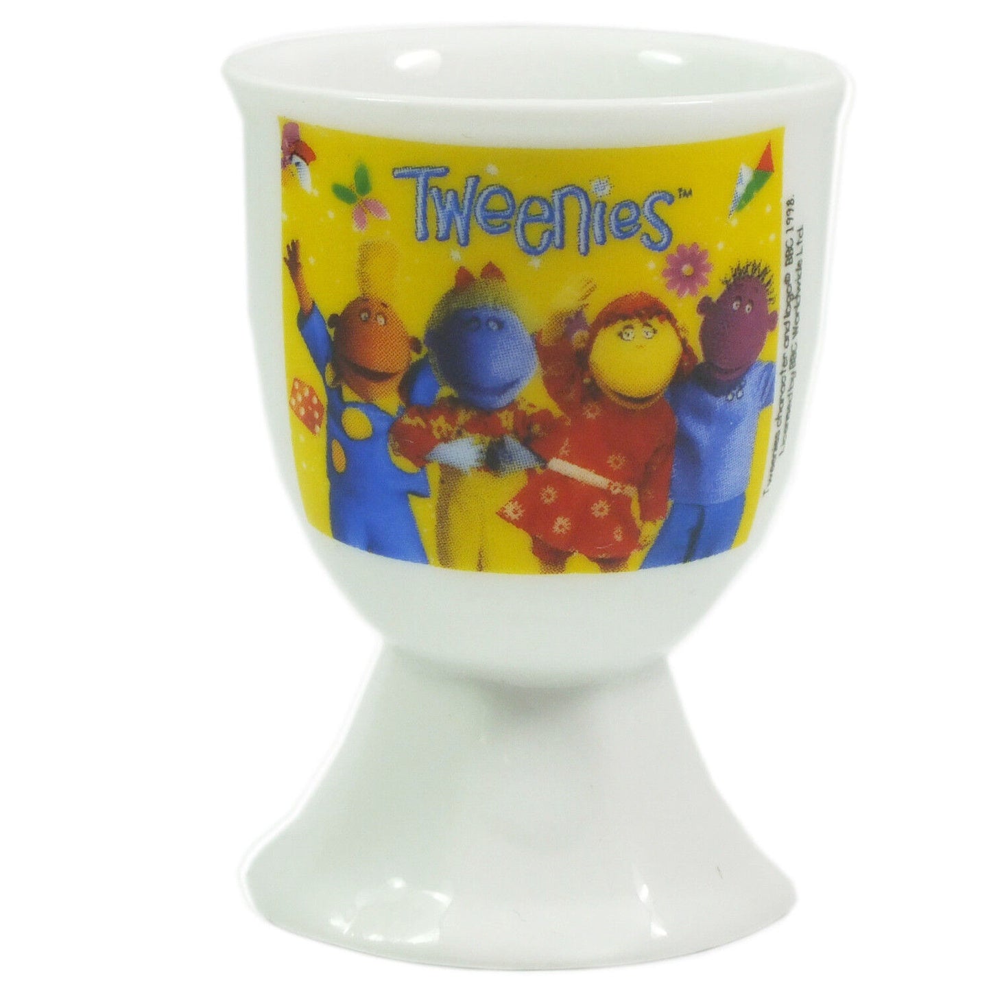 3,6,12 X Set Boiled Egg Cups Ceramic Cartoon Characters Kids Breakfast Egg Cups