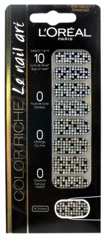 L'Oreal Color Riche Le Nail Art 18 Stickers - Various Designs to Choose