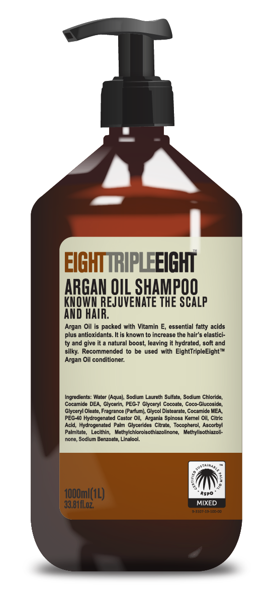 Eight Triple Eight Argan Oil Shampoo 1L