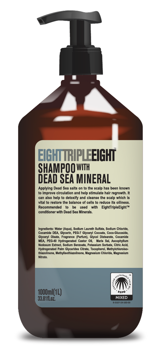 Eight Triple Eight Dead Sea Mineral Shampoo 1L