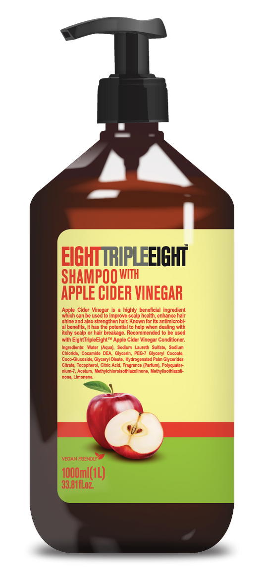 Eight Triple Eight Apple Cider Vinegar Shampoo 1L