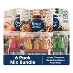 6x Perfect Scents 3Scents Refill Home Air Freshener - Compatible with 3volution
