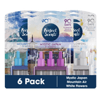 6x Perfect Scents 3Scents Refill Home Air Freshener - Compatible with 3volution