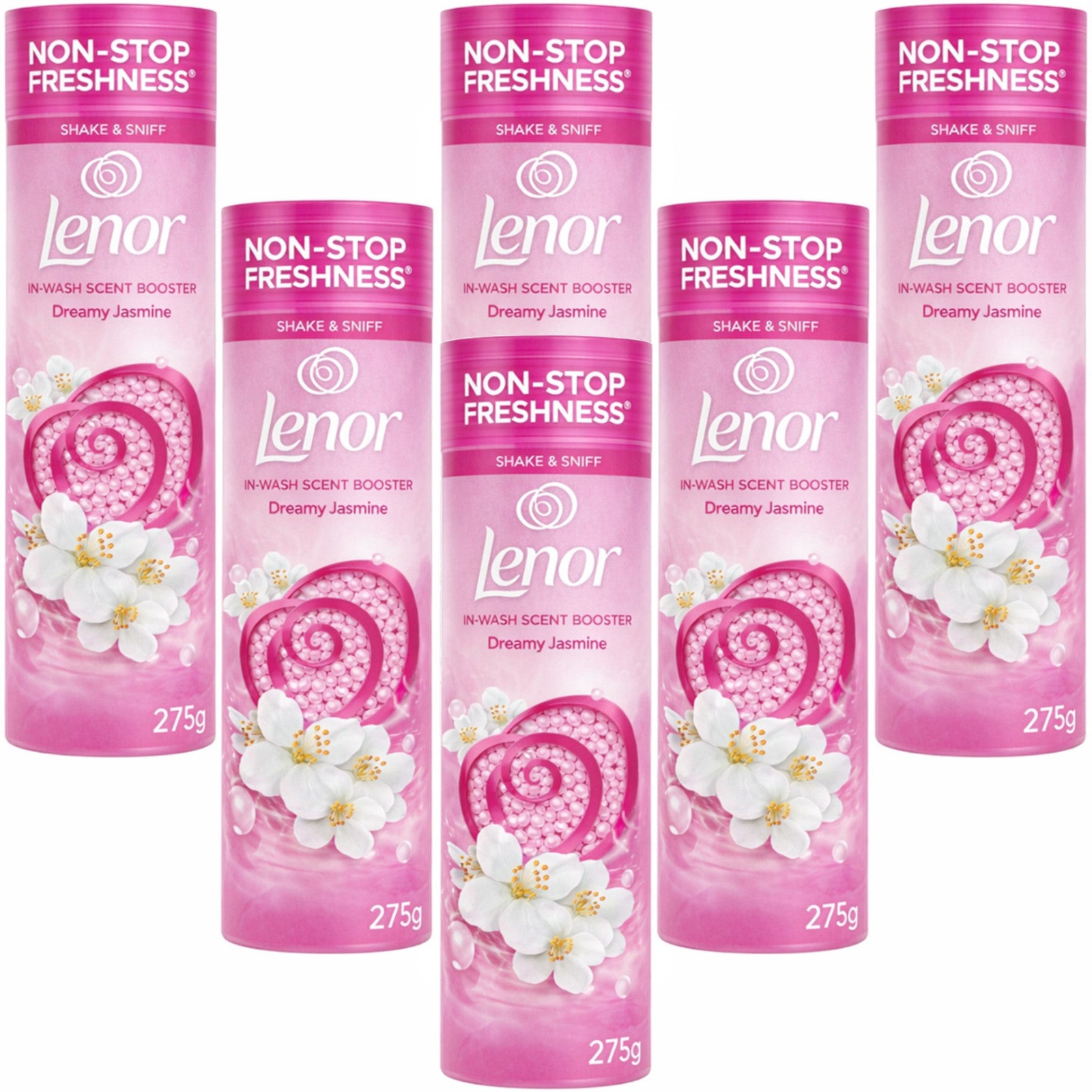 6x Lenor In-Wash Scent Booster 275g - Dreamy Jasmine
