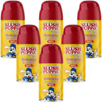 6x Slush Puppie  Lemon & Lime/Strawberry Kiwi/Blue Raspberry Refill Spray 250ml