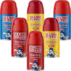 6x Slush Puppie  Lemon & Lime/Strawberry Kiwi/Blue Raspberry Refill Spray 250ml