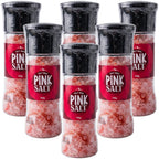 6x Saltmine Grinder  Pink Salt  100g