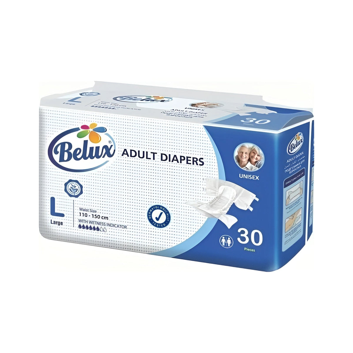 Belux Large Adult Diapers 110cm - 150cm