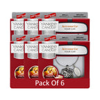 Yankee Candle Charming Scents Car Air Freshener Charms, Pack of 6, Long Lasting Fragrance