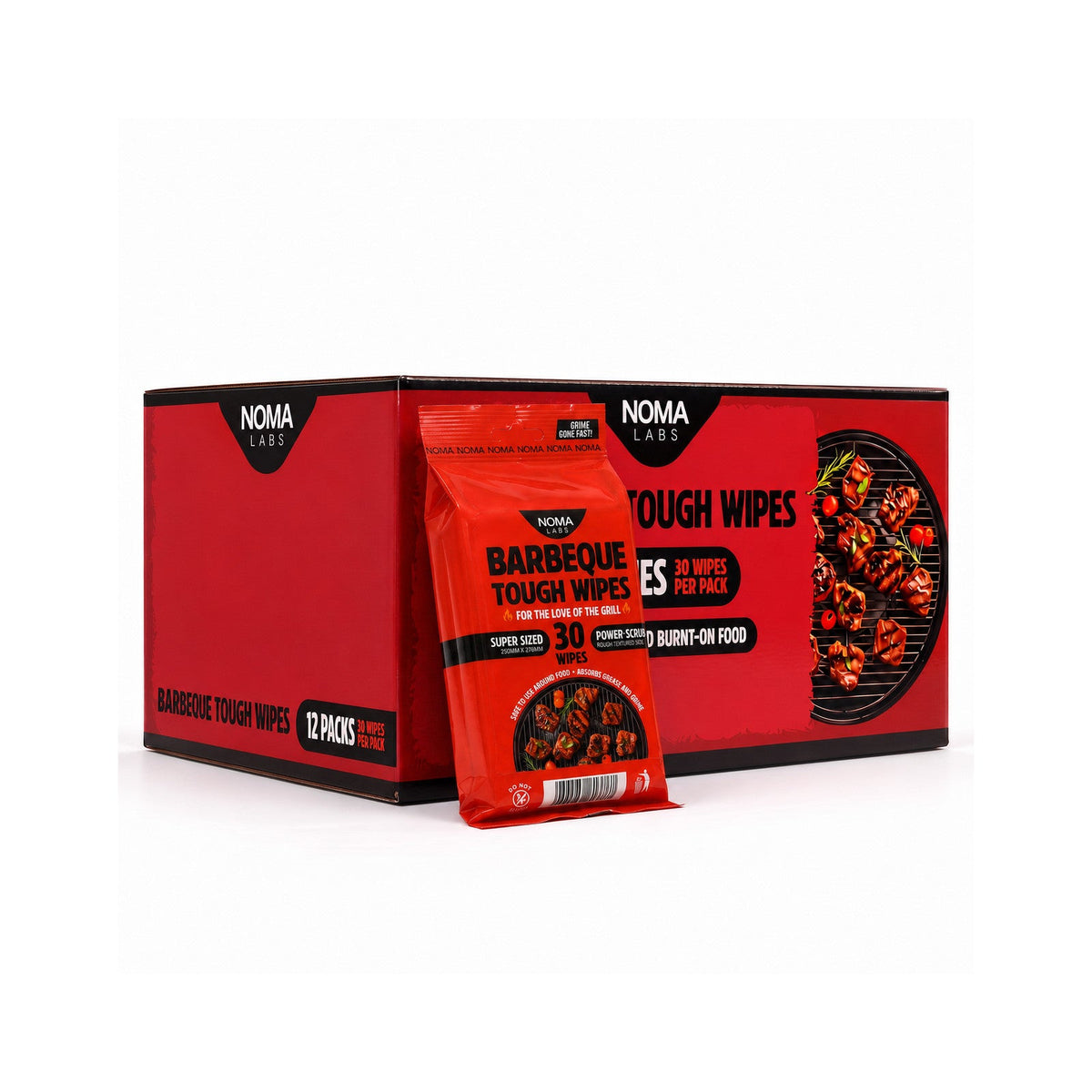 Noma Labs Barbeque Tough Wipes 815g - 30 Wipes - image 2