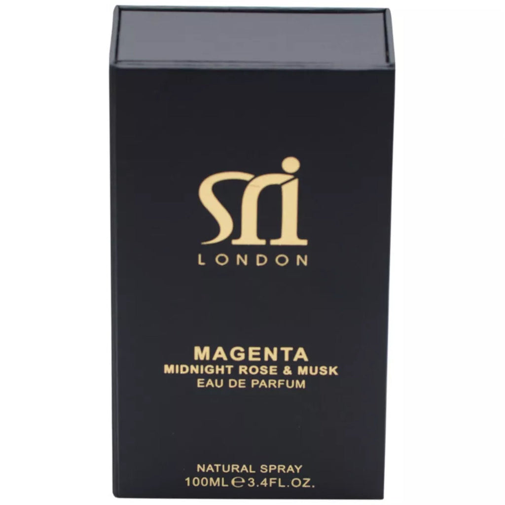 Sri London Magenta Midnight Rose & Musk Fragrance 100ml Spray