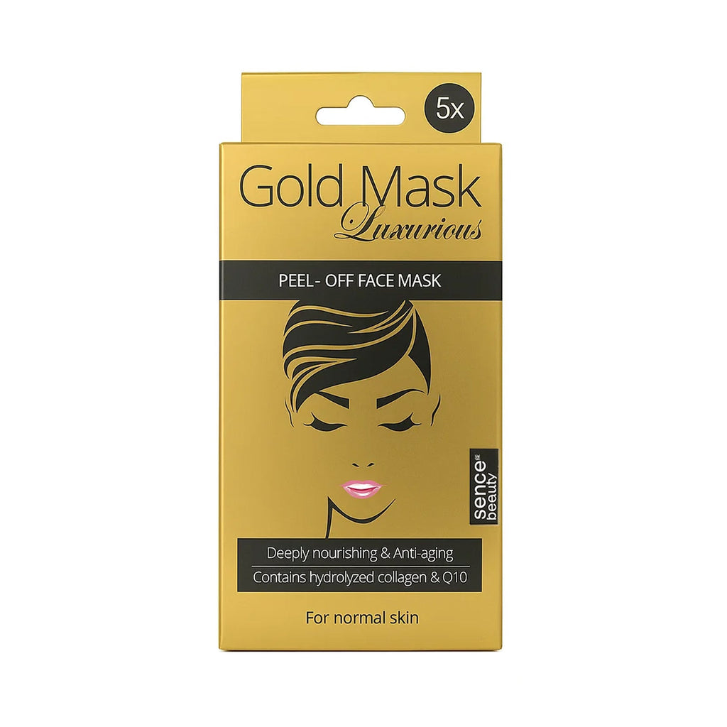 Sence Beauty Gold Facial Mask - 5 Pack