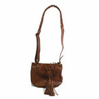 "Bcolton" Womens Brown Tan Designer Handbag - Ladies Leather Shoulder Bag