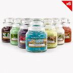 6x Yankee Candle  Assorted Fragrances  Lucky Dip  Christmas Gift  104g