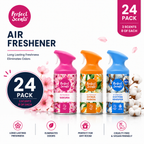 24x Perfect Scents Air Fresheners  Citrus/Cotton/Sakura/Mix  250ml/8.45 fl.oz