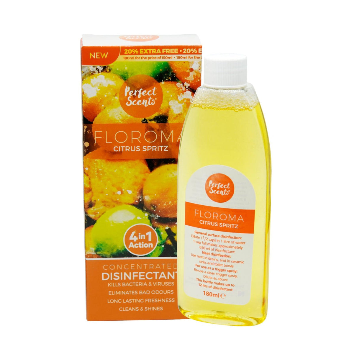 Perfect Scents Floroma Disinfectant - Citrus Spritz 180ml