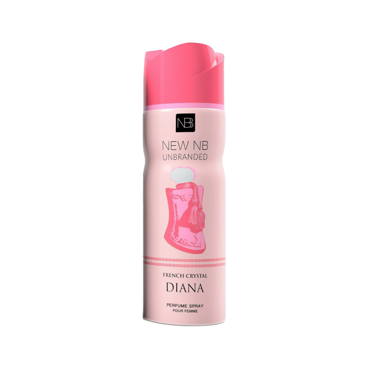 New NB French Crystal - Perfume Deo Body Spray - Diana - 200ml