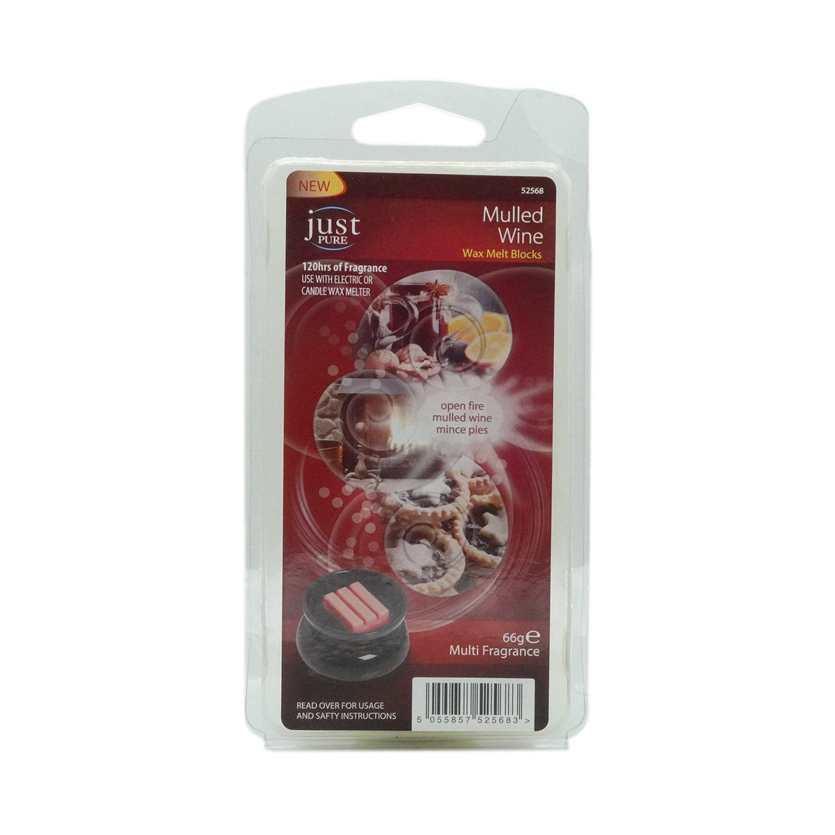Just Pure Wax Melt 66g - Mulled Wine