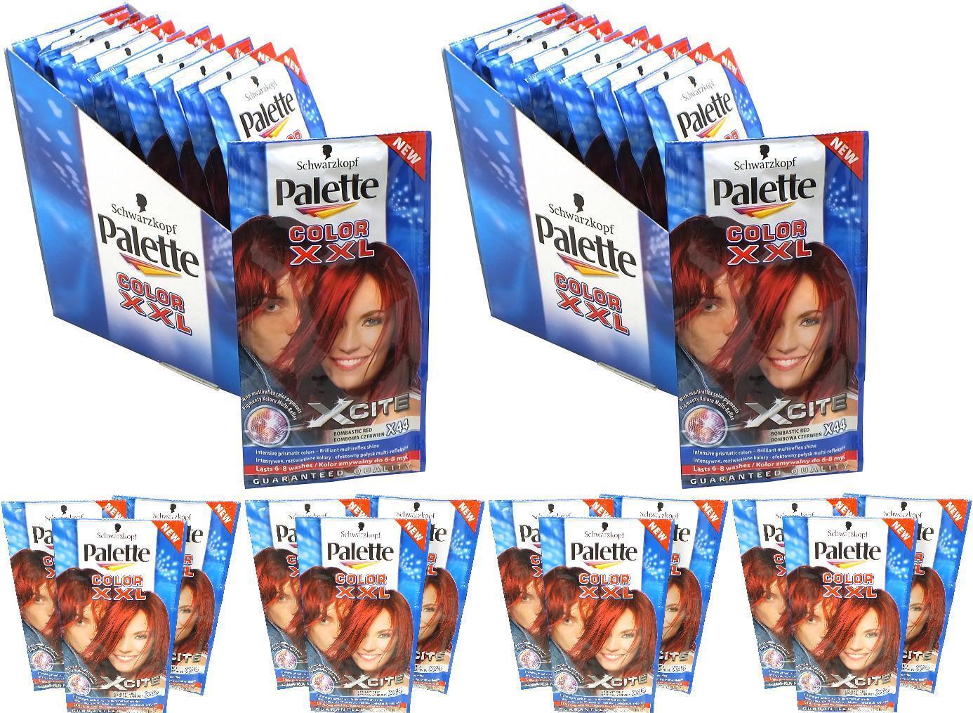 36x Schwarzkopf Palette Color XXL Xcite 25ml - Hair Colour (Guaranteed Quality)