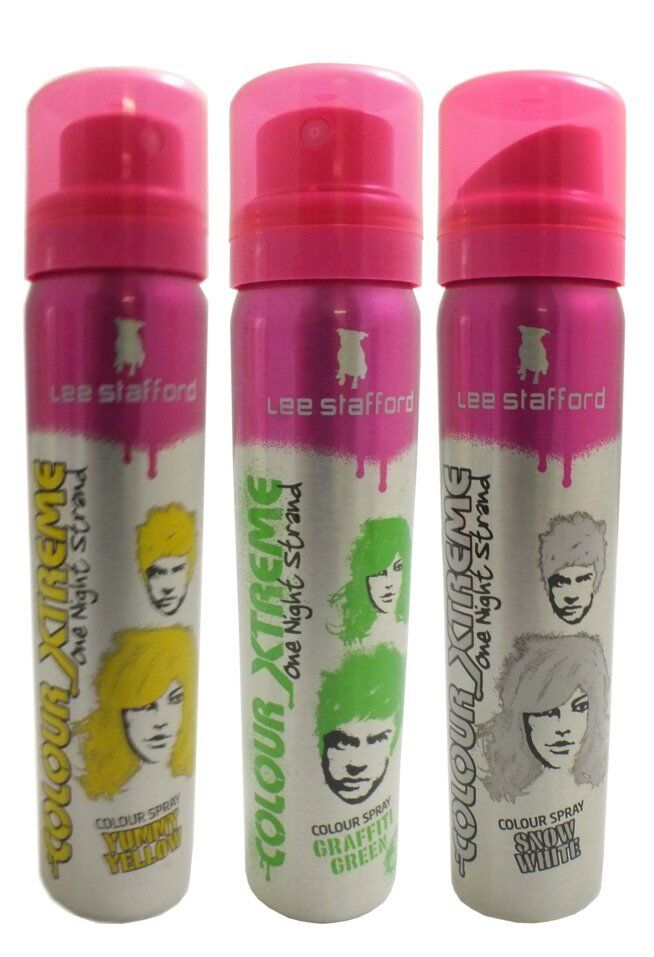 Lee Stafford Colour Xtreme One Night Strand Spray 75ml 3 Colours To Choose From