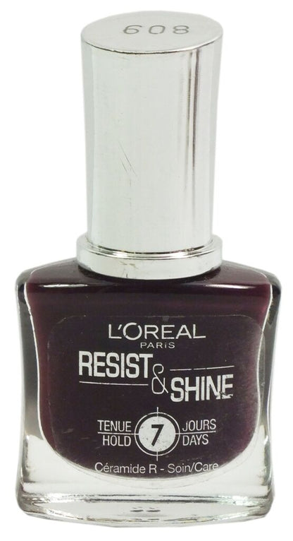 L’Oreal Resist & Shine UV Colour Protect Nail Polish Various Colours