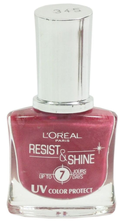 L’Oreal Resist & Shine UV Colour Protect Nail Polish Various Colours