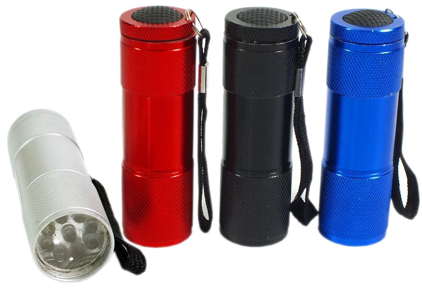 Top England 9 LED Metal Pocket Torch (4 Colours to Choose)