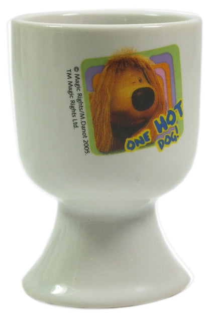 3,6,12 X Set Boiled Egg Cups Ceramic Cartoon Characters Kids Design Breakfast