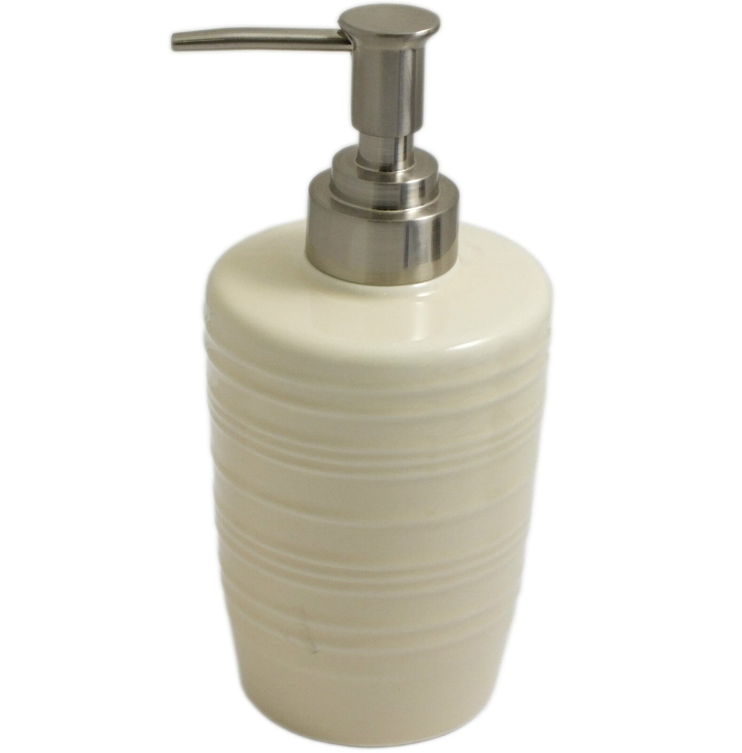 4pc Bathroom Accessories Set Soap Dish Lotion Dispenser Tumbler & Toilet Brush